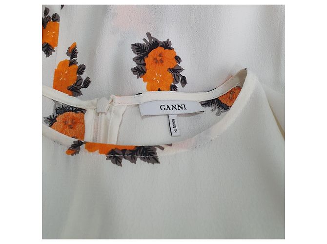 Ganni Roseburg Crêpe Kleid - Ansicht 4