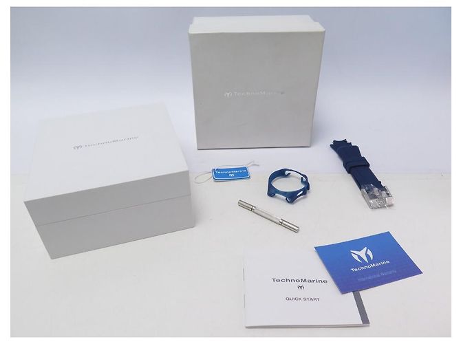 RELÓGIO DE QUARTZO TECHNOMARINE CRUISE CALIFÓRNIA 114025 45 CONJUNTO COMPLETO DE RELÓGIO DE AÇO Prata - vista 12