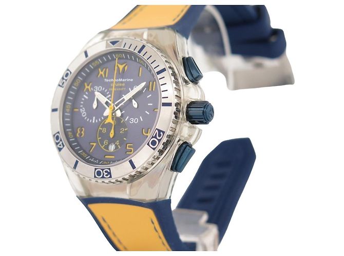 RELÓGIO DE QUARTZO TECHNOMARINE CRUISE CALIFÓRNIA 114025 45 CONJUNTO COMPLETO DE RELÓGIO DE AÇO Prata - vista 2