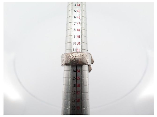 CHANEL CAMELIA T-RING 52 RING AUS SILBERMETALL UND SCHWARZEM EMAILLE SCHWARZEM EMAILLE - Ansicht 5