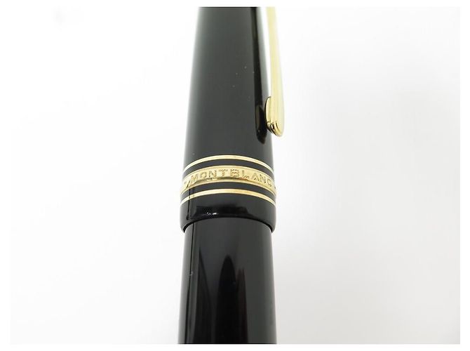 MEISTERSTUCK MONTBLANC FEDERSTIFTE 149 GOLDSCHWARZES HARZ + LANCEL STIFTETUI - Ansicht 3