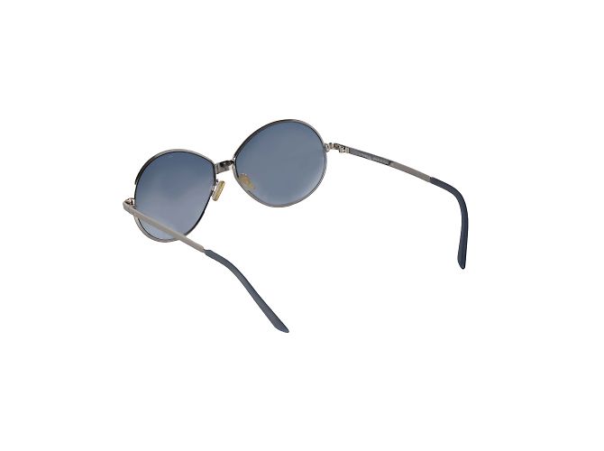 Fendi Oval Gradient Aviator Sunglasses Blue - view 4