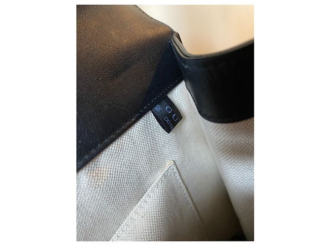 Gucci blu marino, Verde e Rosso Pelle di vitello liscia Pelle Large Dionysus Bamboo Blu navy - vista 5
