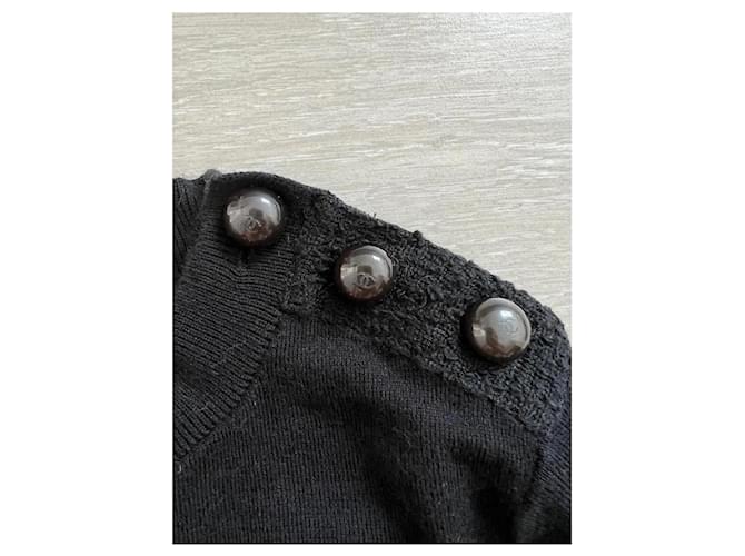 Cambon Chanel Malhas Preto - vista 2