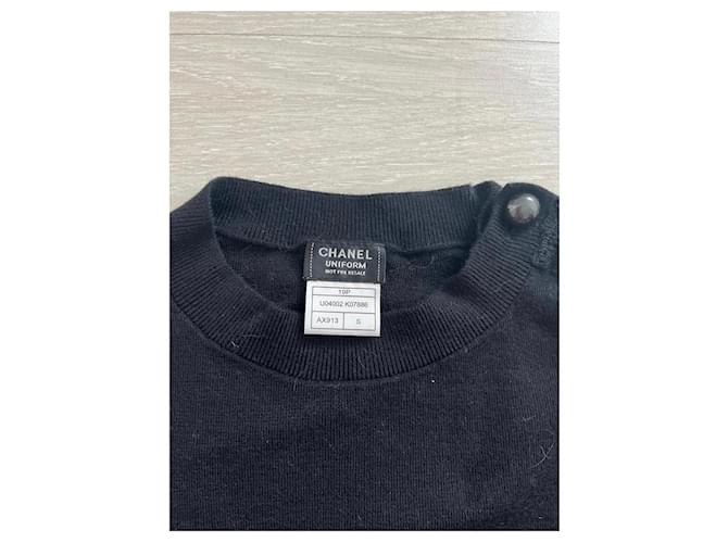 Cambon Chanel Malhas Preto - vista 3