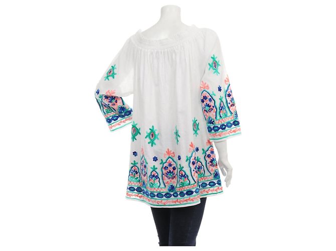 Autre Marque Top Emily Van Den Bergh Blossom Embroidery de algodón XL Multicolor - vista 2