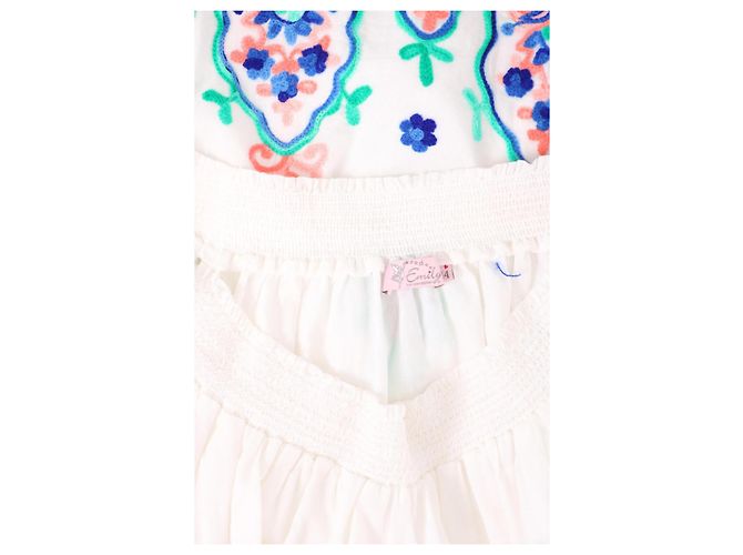 Autre Marque Top Emily Van Den Bergh Blossom Embroidery de algodón XL Multicolor - vista 3