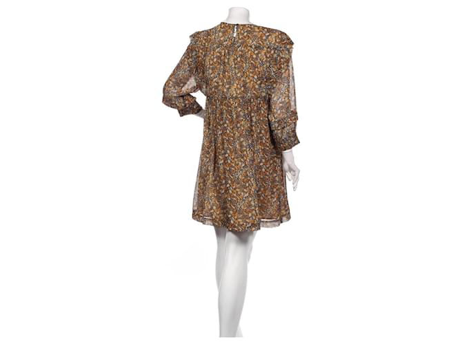 Ba&Sh Trained Kleid Bunt Polyester Größe M Mehrfarben - Ansicht 2
