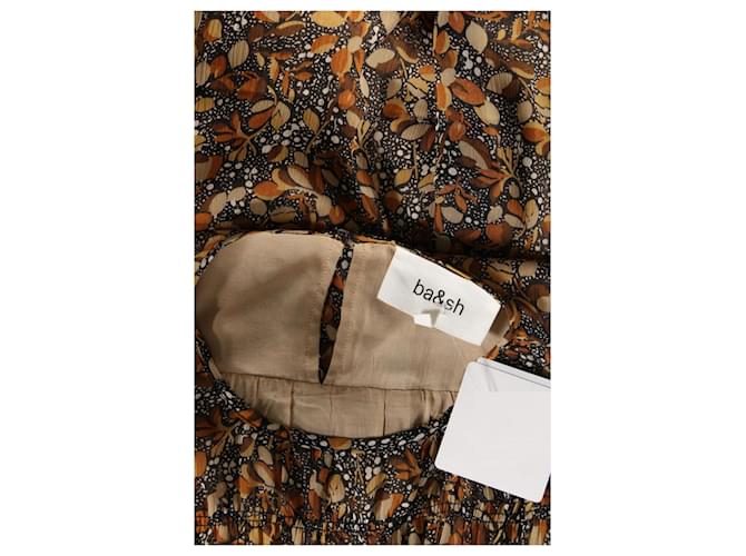 Ba&Sh Trained Kleid Bunt Polyester Größe M Mehrfarben - Ansicht 3