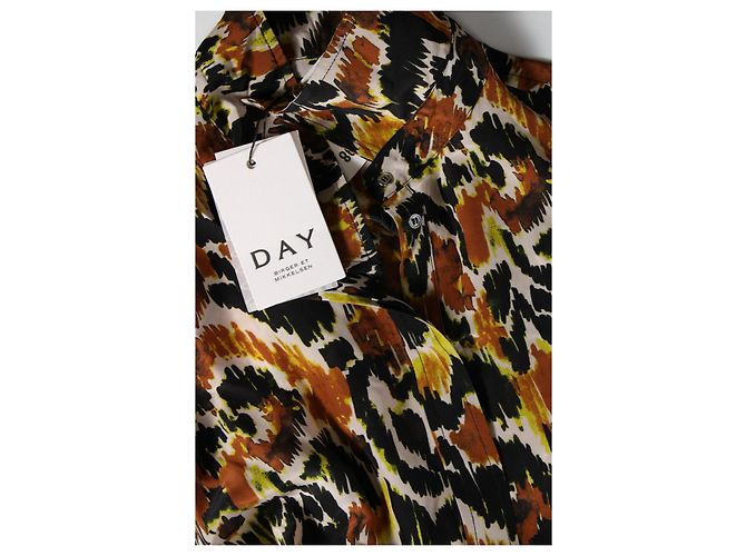 Abito Day Birger & Mikkelsen in seta e viscosa Multicolore - vista 3