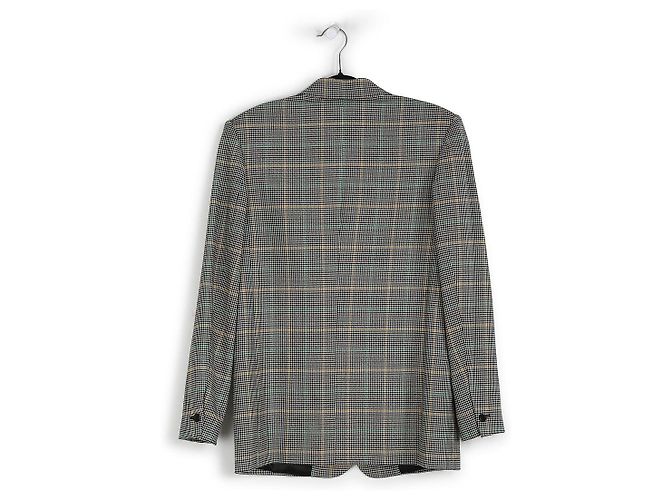Ba&Sh Multicolor Polyester/Wool Checkered Blazer & Pants Set - view 2