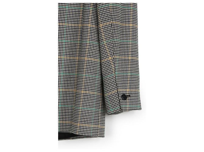 Ba&Sh Multicolor Polyester/Wool Checkered Blazer & Pants Set - view 4
