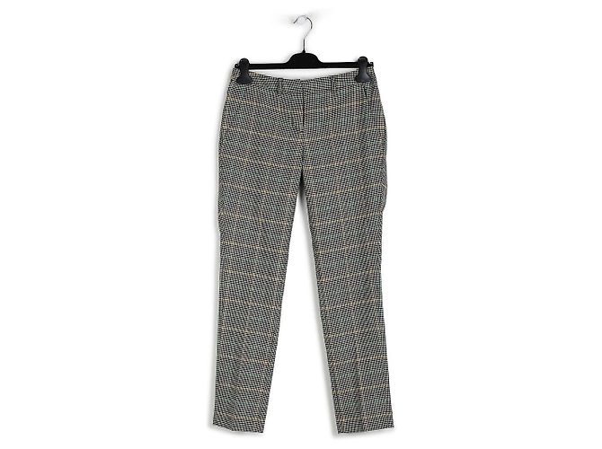 Ba&Sh Multicolor Polyester/Wool Checkered Blazer & Pants Set - view 7