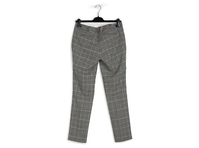 Ba&Sh Multicolor Polyester/Wool Checkered Blazer & Pants Set - view 8