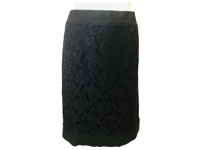 falda de encaje Marina Rinaldi Negro - vista 5