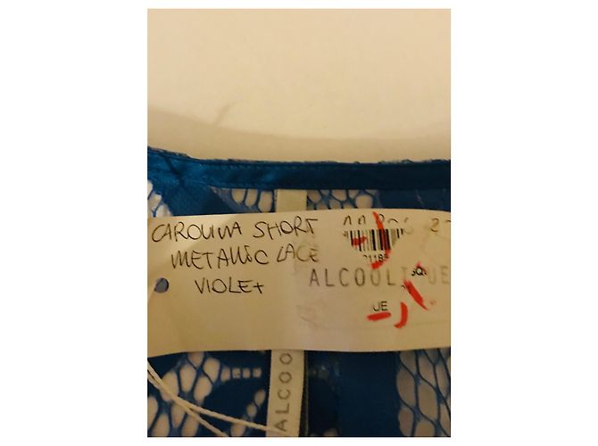 Autre Marque Alcoholic guipure dress Blue - view 5