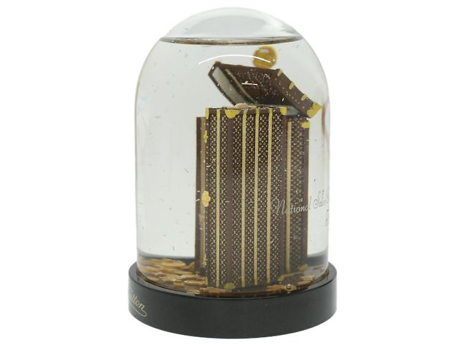 LOUIS VUITTON Wardrobe Trunk Snow Globe 2009 limited year Clear LV Auth 37516 - view 4