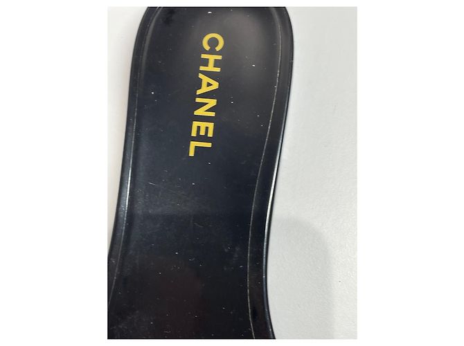 Chanel Sandali Camelia bicolore Nero - vista 11