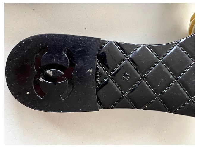 Chanel Sandali Camelia bicolore Nero - vista 23