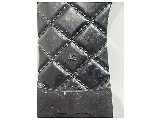 Chanel Sandali Camelia bicolore Nero - vista 6
