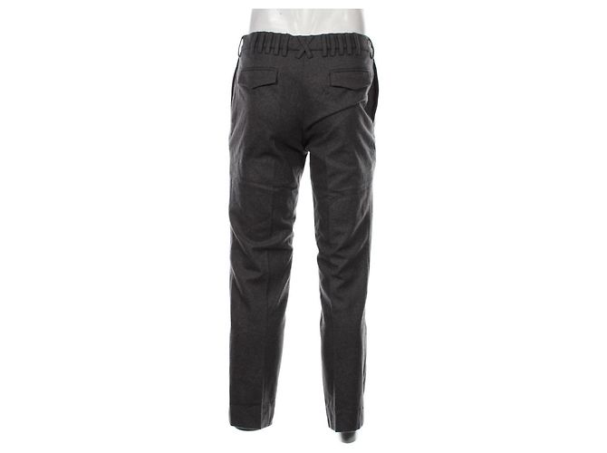 Kris Van Assche Grey Wool Viscose Pants - view 2