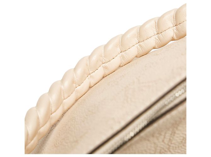 Louis Vuitton monogramma bianco Mahina Babylone catena BB - vista 10