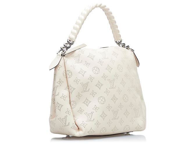 Louis Vuitton monogramma bianco Mahina Babylone catena BB - vista 2