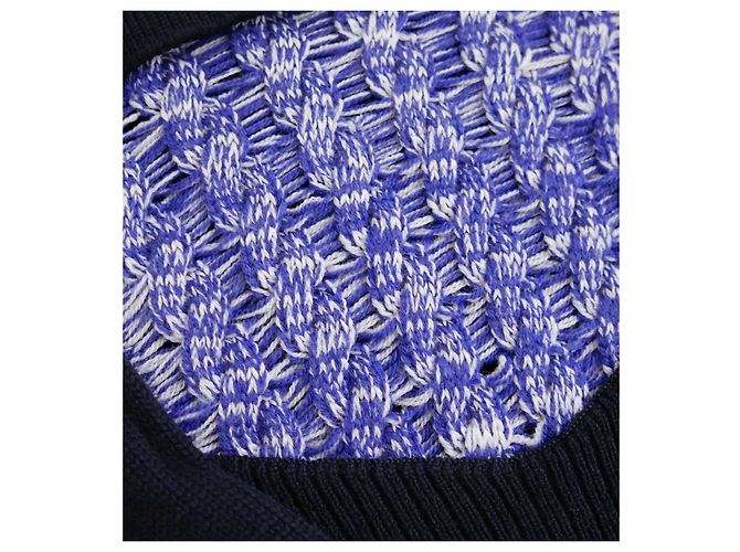 Pre-autunno Dior 15 Peplo in maglia con paillettes Blu navy - vista 10