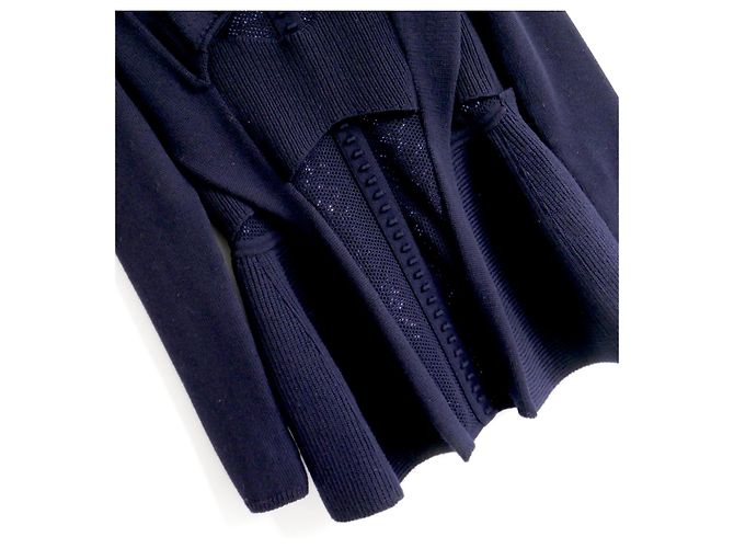Pre-autunno Dior 15 Peplo in maglia con paillettes Blu navy - vista 5