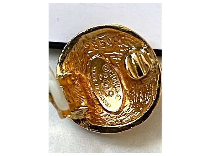 Orecchini a clip Chanel dorati D'oro - vista 3