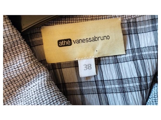 VANESSA BRUNO MINIMALISTISCHES SCHICKES KLEID LAVALIERE ATHE SILK VOILE T 38 - Ansicht 12