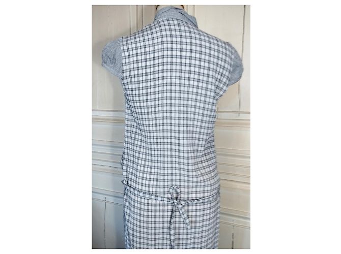 VANESSA BRUNO MINIMALISTISCHES SCHICKES KLEID LAVALIERE ATHE SILK VOILE T 38 - Ansicht 21