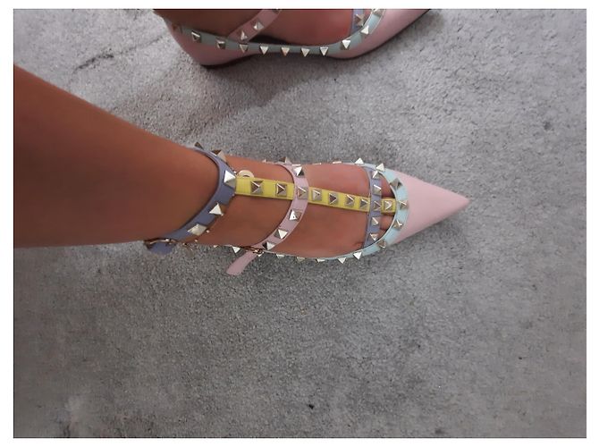 Sandali Valentino Garavani in pelle Multicolore - vista 4