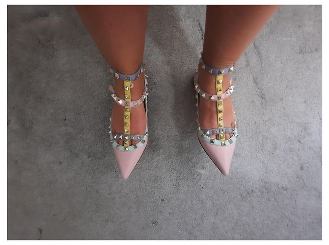 Sandali Valentino Garavani in pelle Multicolore - vista 8