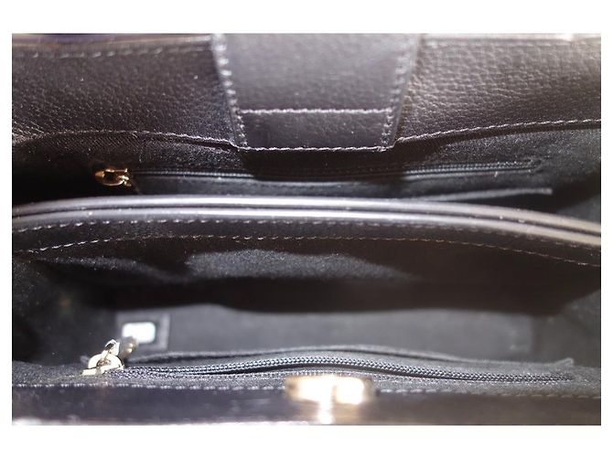 Neo Executive Chanel zweifarbige Tasche Schwarz Blau - Ansicht 10