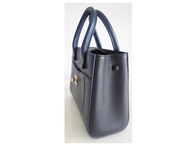 Neo Executive Chanel zweifarbige Tasche Schwarz Blau - Ansicht 5