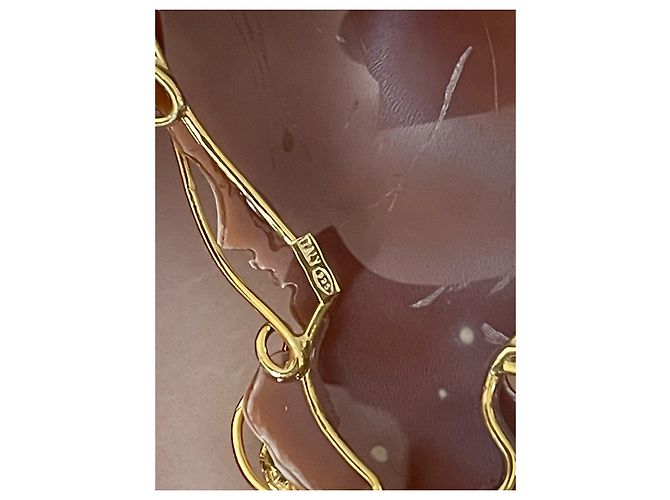 Autre Marque Collana con Ciondolo Cammeo Biton in Oro Giallo e Vermeil Gold hardware - vista 4