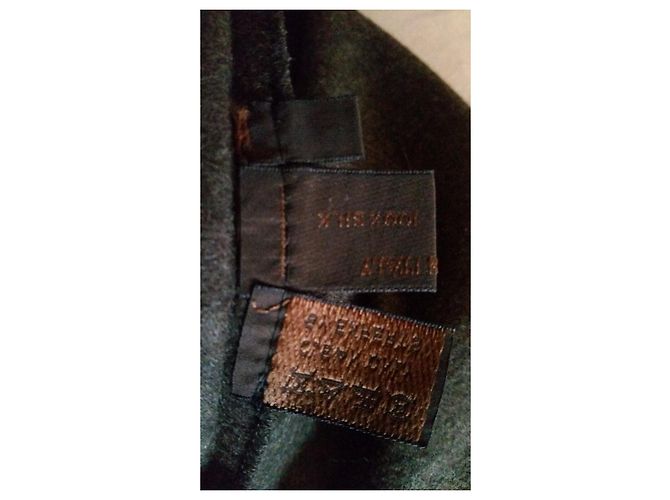 Top Prada de Lana Khaki con Borde de Perlas Caqui - vista 4