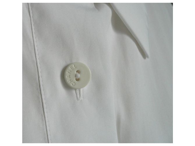 CHANEL New white shirt Logo back T36 - view 3