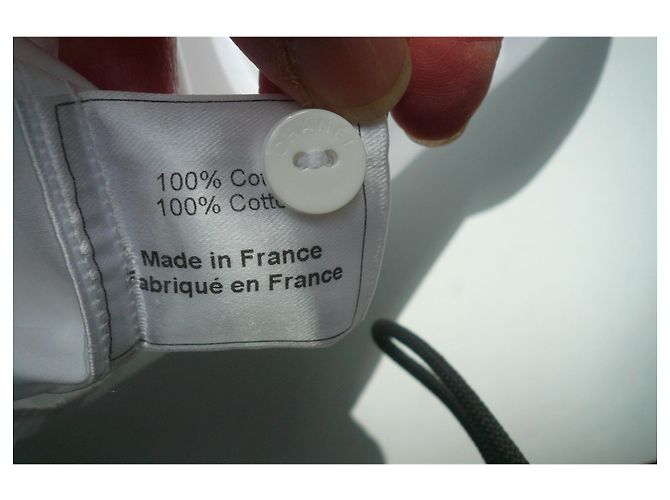 CHANEL New white shirt Logo back T36 - view 7