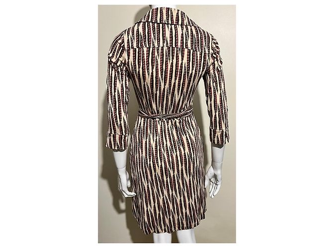 Diane Von Furstenberg DvF Megan Vintage-Wickelkleid aus Seide - Ansicht 3