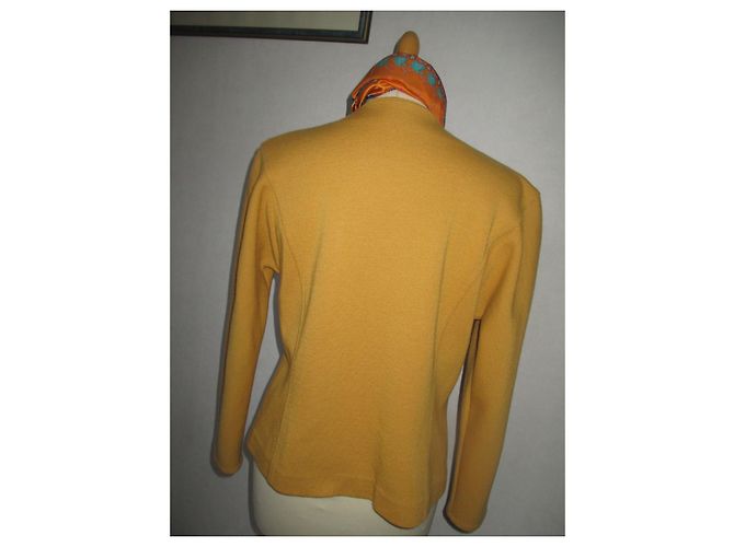 Autre Marque Devernois Wool Jacket Mustard - view 4