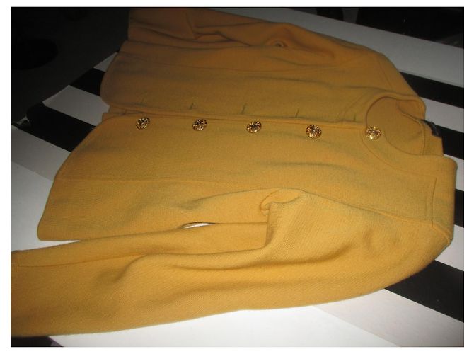 Autre Marque Devernois Wool Jacket Mustard - view 6