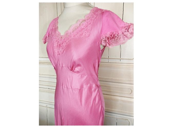 MANOUSH WILD SILK SPIRIT DESSOUS KLEID T38/40 Pink - Ansicht 2