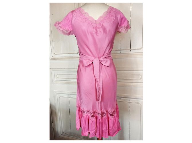 MANOUSH WILD SILK SPIRIT DESSOUS KLEID T38/40 Pink - Ansicht 3