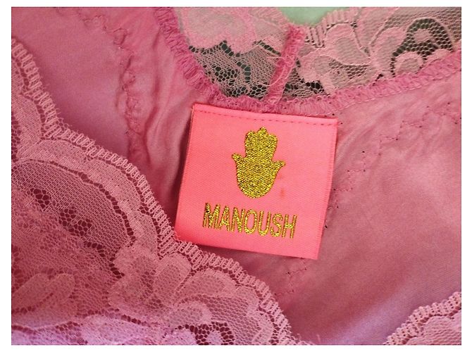 MANOUSH WILD SILK SPIRIT DESSOUS KLEID T38/40 Pink - Ansicht 4