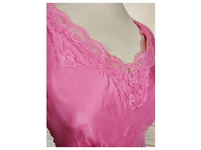MANOUSH WILD SILK SPIRIT DESSOUS KLEID T38/40 Pink - Ansicht 8