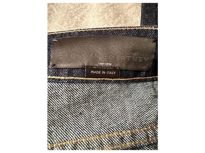 Stella Mc Cartney Jeans jeans de algodão orgânico uniforme - vista 5