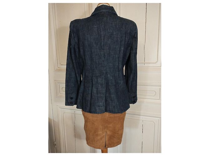 KENZO VESTE JACKE BASIC TRENDY DENIM T 42/44 Blau - Ansicht 21