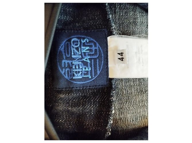 KENZO VESTE JACKE BASIC TRENDY DENIM T 42/44 Blau - Ansicht 13